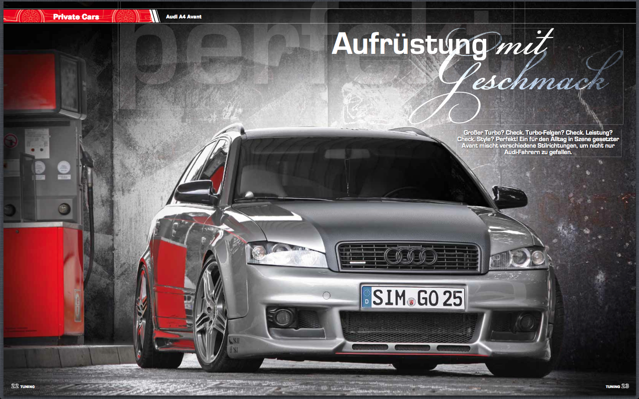 TUNING Magazin: Ex-Audi „DerA4“ und „MrsOrangina“