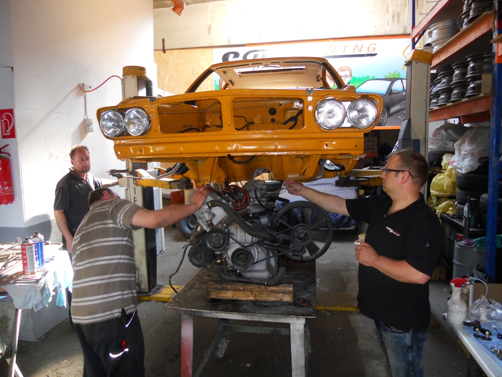 Die Audi 100 Coupe S Restauration – Karosserie im Finish