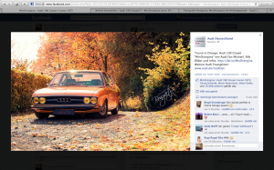 Audi 100 Coupe facebook