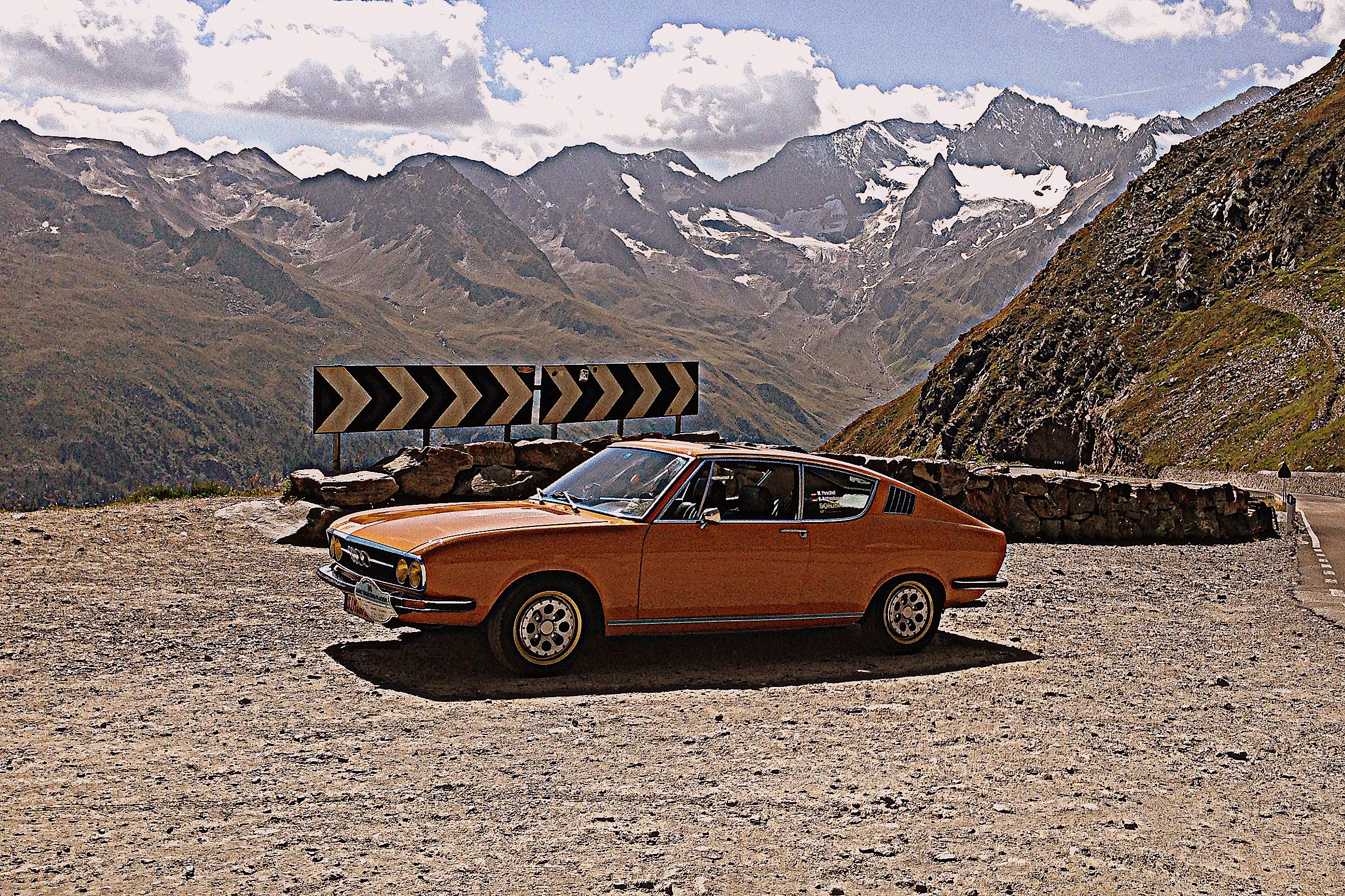 Oldtimer Abenteuer Timmelsjoch Hochalpenstraße mit MrsOrangina